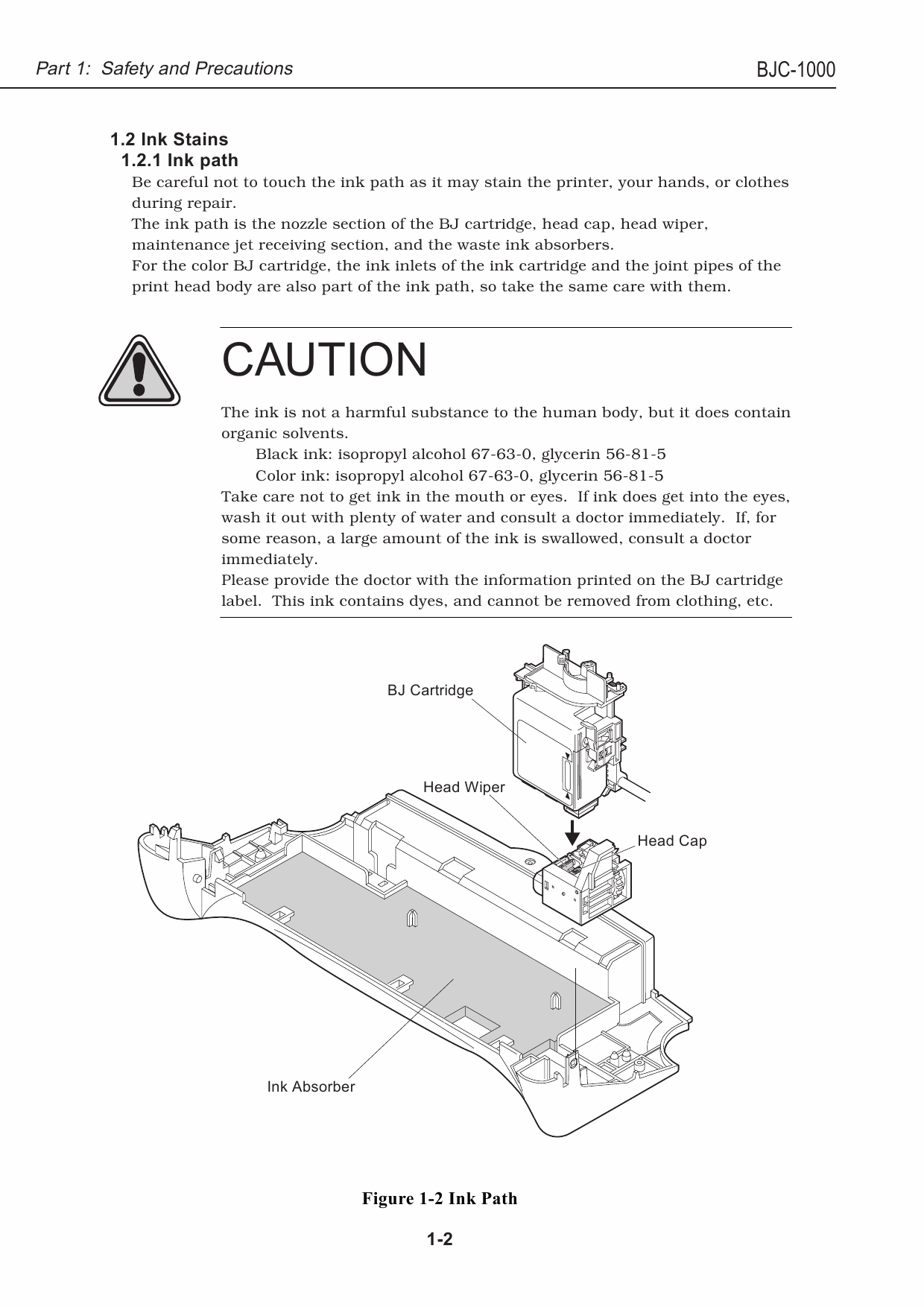 Canon BubbleJet BJC-1000 Service Manual-2